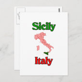 Sicilië Italië Briefkaart (Voorkant / Achterkant)