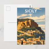 Sicilië Italië Briefkaart (Voorkant / Achterkant)