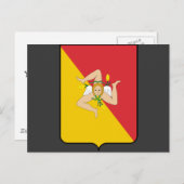 Sicilië, Italië Briefkaart (Voorkant / Achterkant)