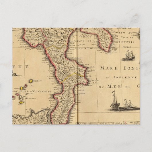 Sicilië Italië Briefkaart (Voorkant)
