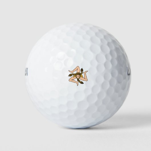 Sicilië Italië Golfballen (Voorkant)