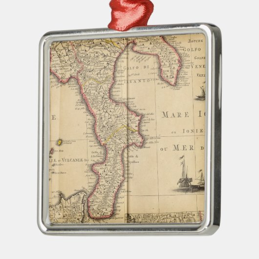 Sicilië Italië Metalen Ornament (Links)