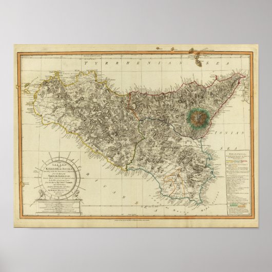 Sicilië, Italië Poster (Voorkant)