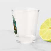 Sicilië Italië Reizen Kunst Vintage Shot Glas (Rechts)