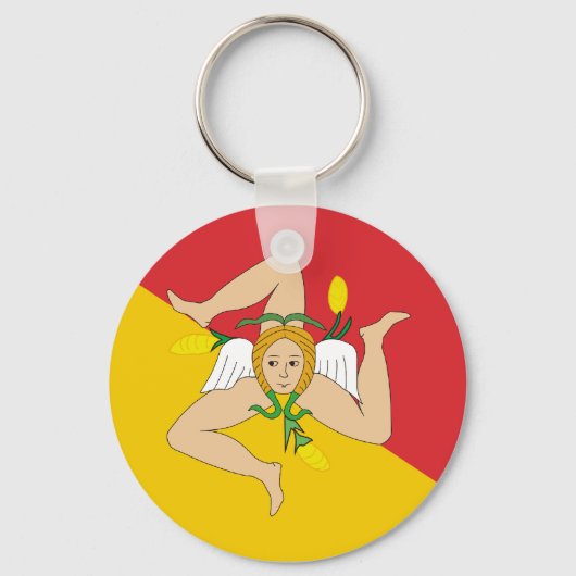 Sicilië, Italië Sleutelhanger (Voorkant)