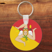 Sicilië, Italië Sleutelhanger (Voorkant)