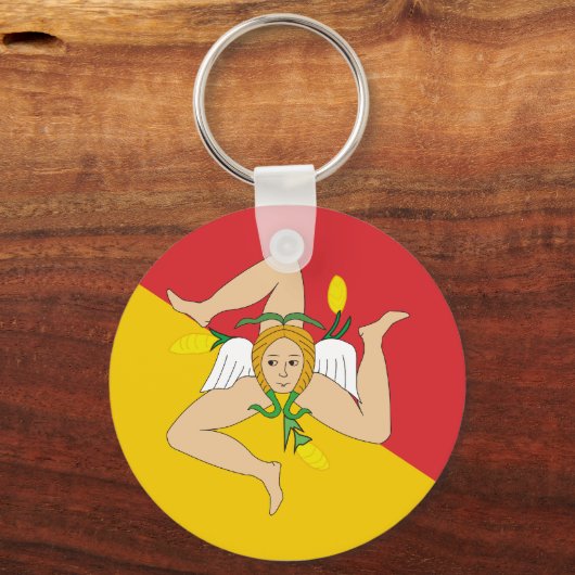 Sicilië, Italië Sleutelhanger (Voorkant)