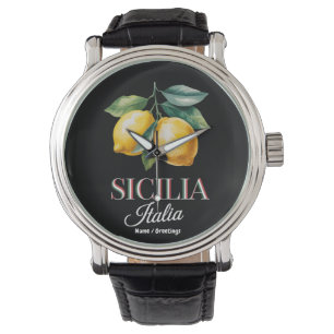 Sicilië Italië Trots Siciliaanse Verse Italiaanse Horloge