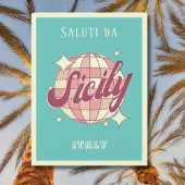 Sicilië Italië vakantie Retro  Briefkaart