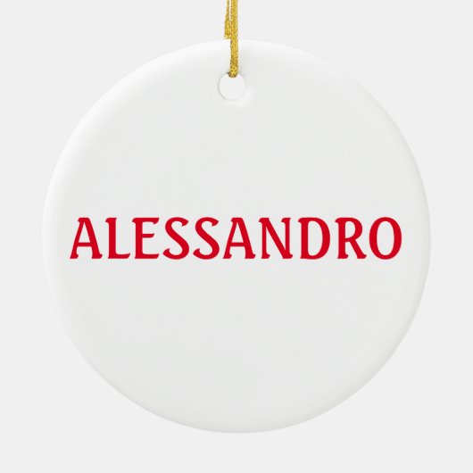 Sicilië Italië Yin Yang Kerstornament Keramisch Ornament (Achterkant)