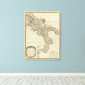 Sicilië, Koninkrijk Napels Canvas Afdruk (Insitu (Houten vloer))