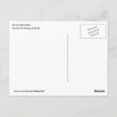 Sicilië Landschappen - Briefkaart (Achterkant)