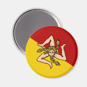 Sicilië Magneet (Voorkant / Achterkant)