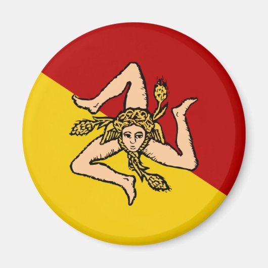 Sicilië Magneet (Voorkant)