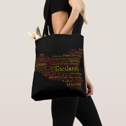 Sicilië MapRY Tote Bag (Dichtbij)