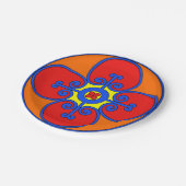 Sicilië mediterraan design papieren bordje (Gekanteld)