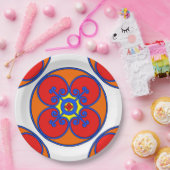 Sicilië mediterraan design papieren bordje (Feest)