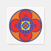 Sicilië mediterraan design servetten (Voorkant)