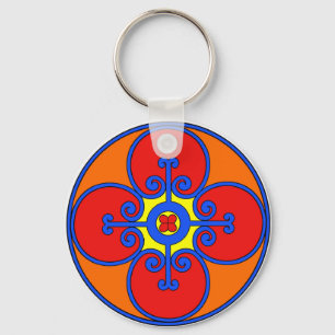 Sicilië mediterraan design sleutelhanger