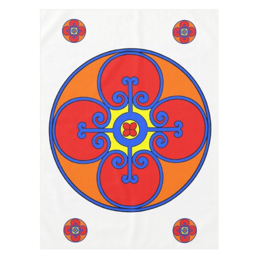 Sicilië mediterraan design tafelkleed (Voorkant)