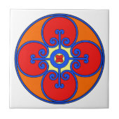 Sicilië mediterraan design tegeltje (Voorkant)