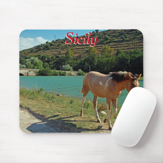 Sicilië Muismat (Met muis)