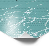 Sicilië  nautische kaart foto afdruk (Hoek)