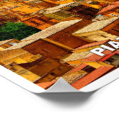 Sicilië Piazza Armerina Travel Poster (Hoek)