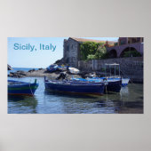Sicilië Poster Italië (Voorkant)