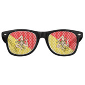 Sicilië Retro Zonnebril (Voorkant)