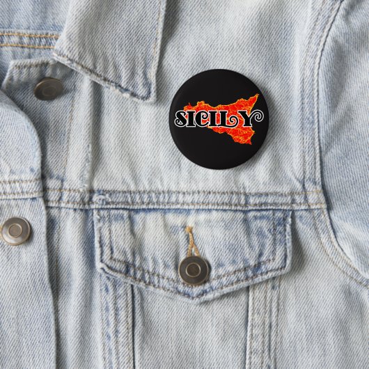 Sicilië Ronde Button 5,7 Cm (In situ)