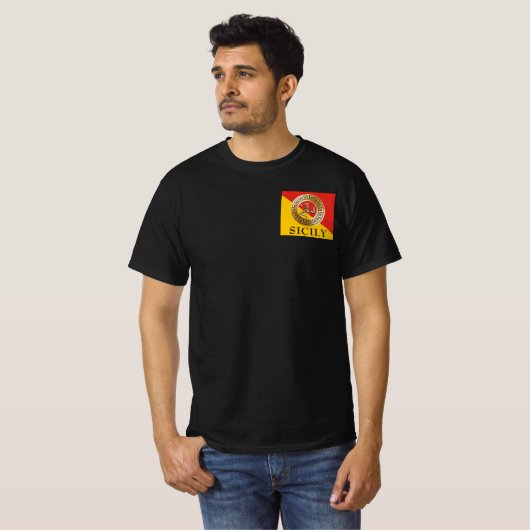 Sicilië / Sicilia  T-shirt (Voorkant volledig)