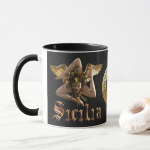 Sicilië / Sicilia Trinacria Medusa cadeaumok Mok