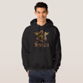Sicilië/Sicilia Triskelion Trinacria Hoodie (Voorkant volledig)