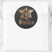 Sicilië/Sicilia Triskelion Trinacria STICKER (Tas)