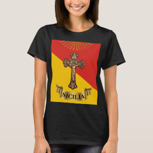 Sicilië / Siciliaans Kruisbeeld T-shirt