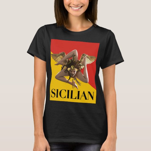 Sicilië - Siciliaans T-shirt (Voorkant)