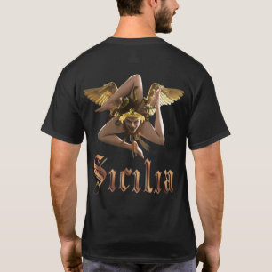 Sicilië / Siciliaanse Medusa Chiaroscuro T-Shirt