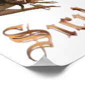 Sicilië/Siciliaanse Medusa Trinacria Poster (Hoek)