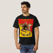 Sicilië/Sicilië Medusa Trinacria Poster T-Shir T-shirt (Voorkant volledig)