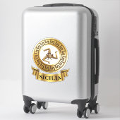 Sicilië Sicilië Trinacria Symbool Sticker (Koffer)