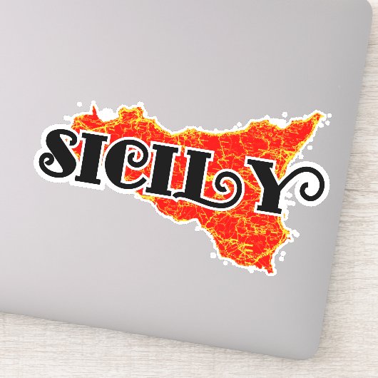 Sicilië Sticker (Detail)