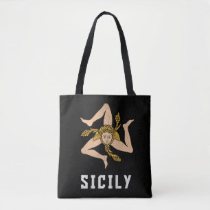Sicilië  Stijl Vlag Tote Bag