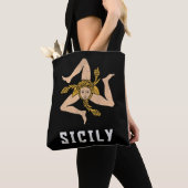Sicilië Stijl Vlag Tote Bag (Dichtbij)