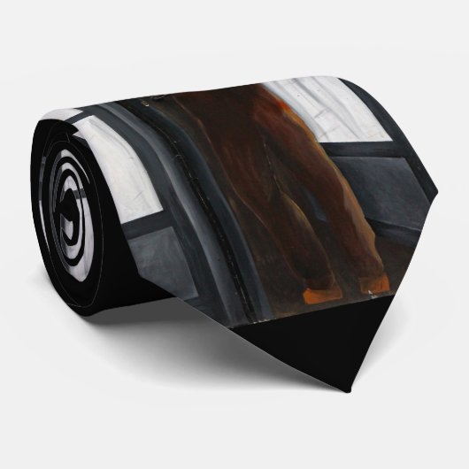 Sicilië Street Art Stropdas (Opgerold)