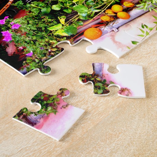 Sicilië Streetscène Puzzle Legpuzzel (Zijkant)