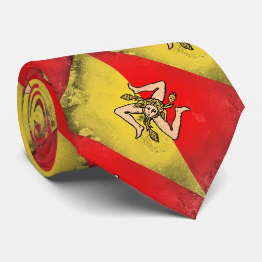 Sicilië Stropdas (Opgerold)
