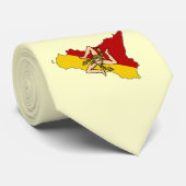 Sicilië Stropdas Trinacria (Opgerold)