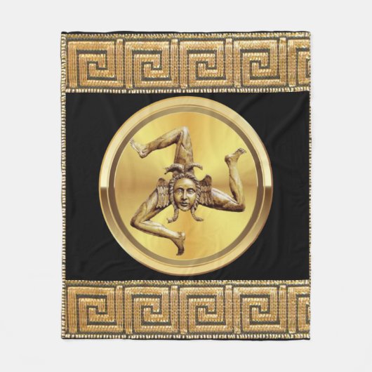 Sicilië Symbool Deken (Voorkant)