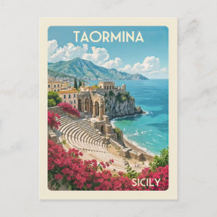  Sicilië Taormina Italië Reizen Briefkaart